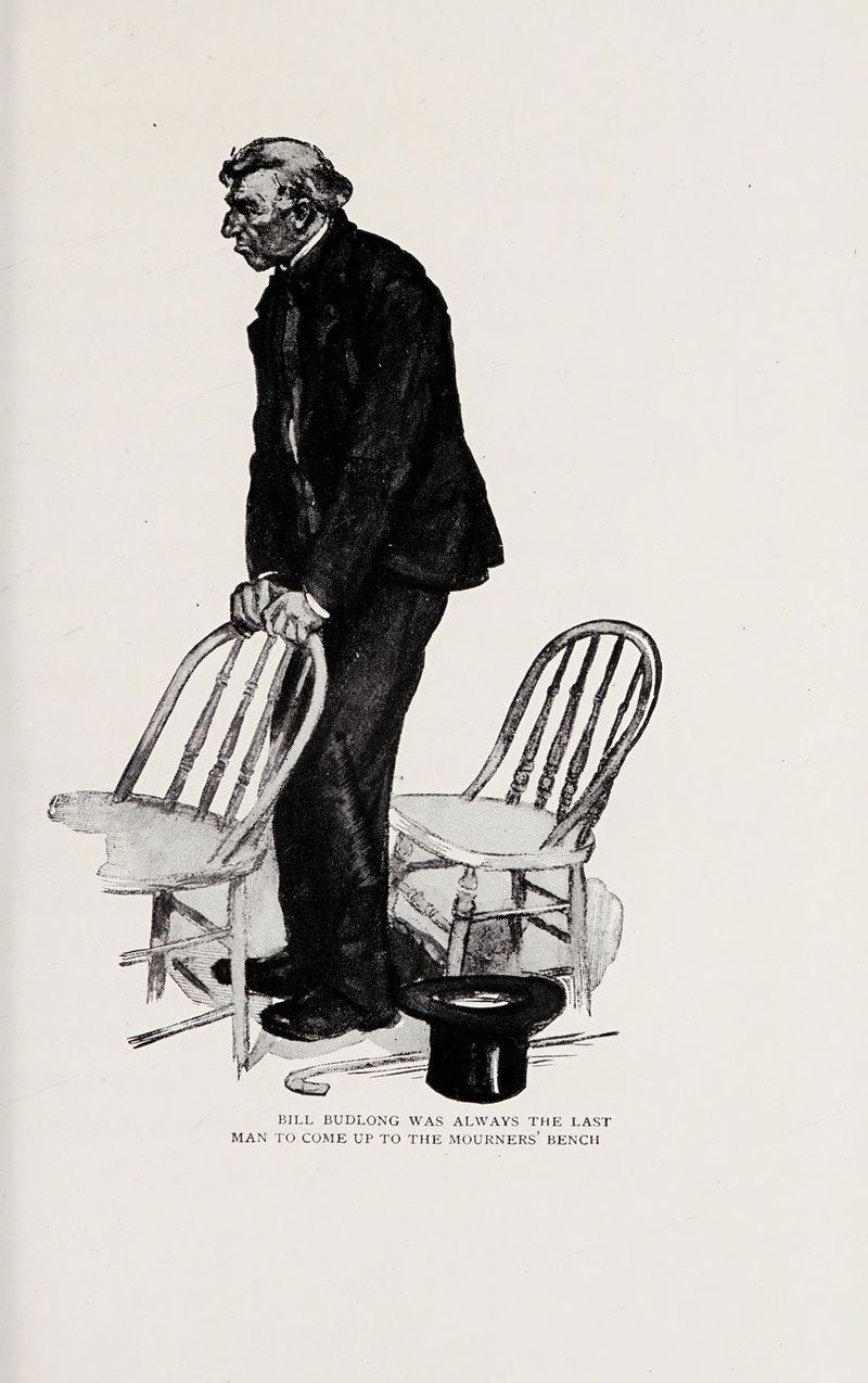 BILL BUDLONG WAS ALWAYS THE LAST MAN TO COME UP TO THE MOURNERS’ BENCH
