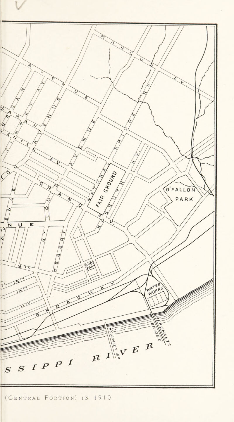 > (Central Portion) in 1910