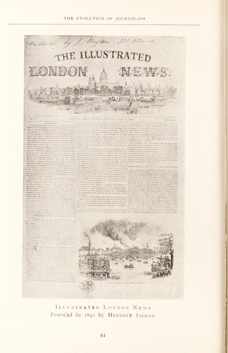 Illustrated London News Founc’ed in 1842 by Herbert Ingram