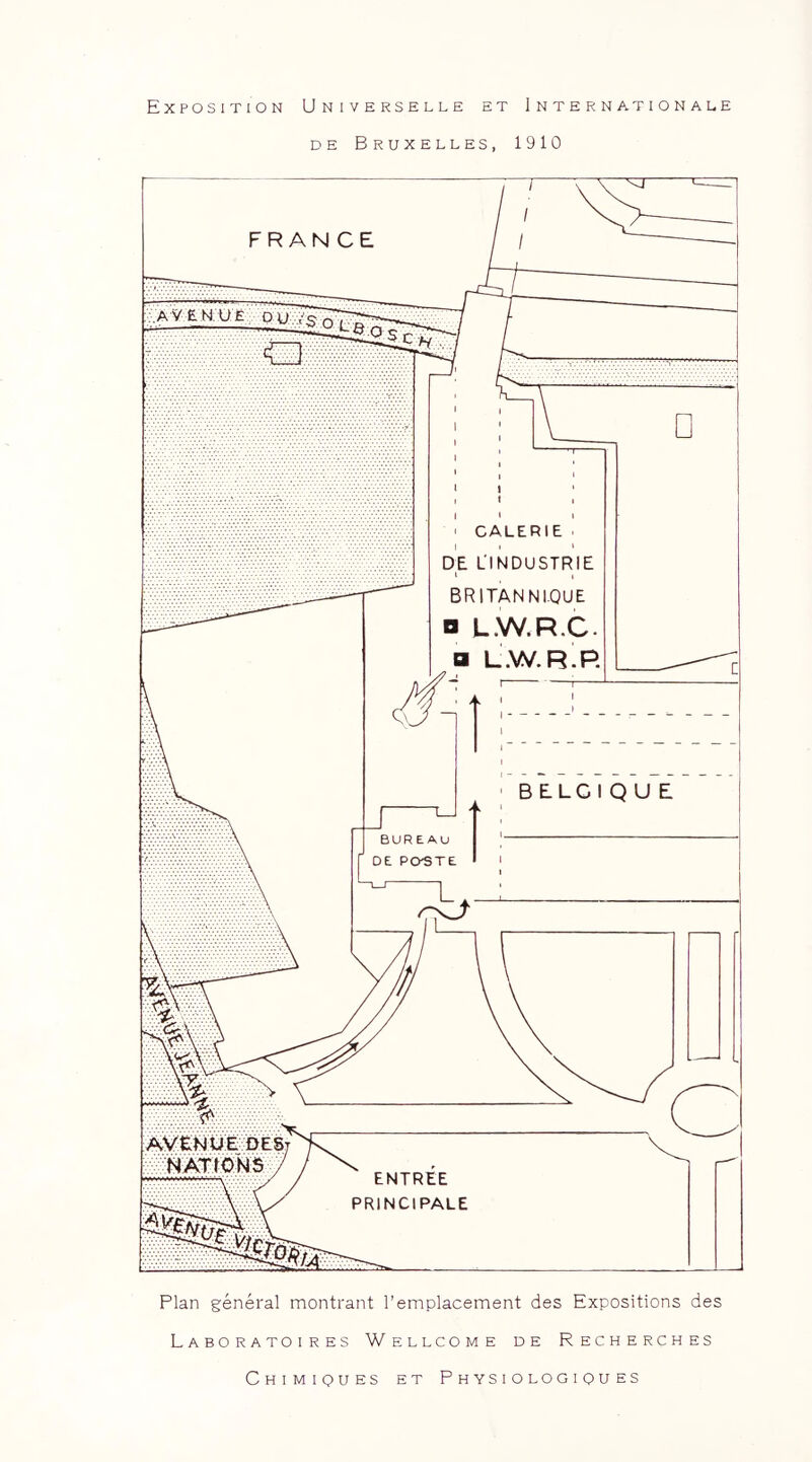 Exposition Universelle et Internationale de Bruxelles, 1910 Laboratoires Wellcome de Recherches Chimiques et Physiologiques