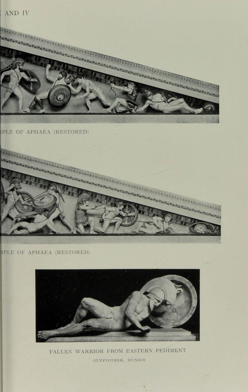 AND I\ J :ple of aphaea (restored) :|[PLE OF APHAEA (RESTORED) FALLEN WARRIOR FROM EASTERN PEDIMENT