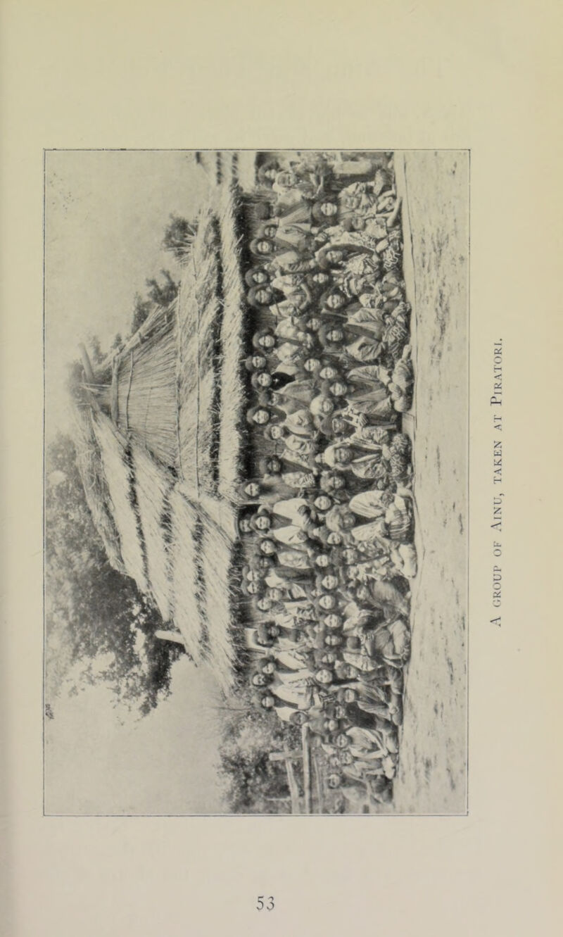 ’.roup of Ainu, taken at Piratori.