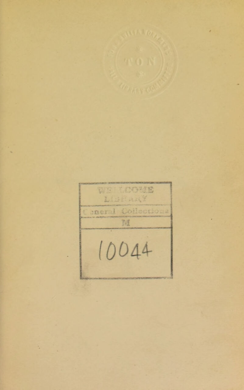 I: I ■ r'^>c-:-m *J^ V.,r>? t^:.^l »\r^S i V C .:ner'>i CoUscti M (004-1- • ««. .:y; i f i r