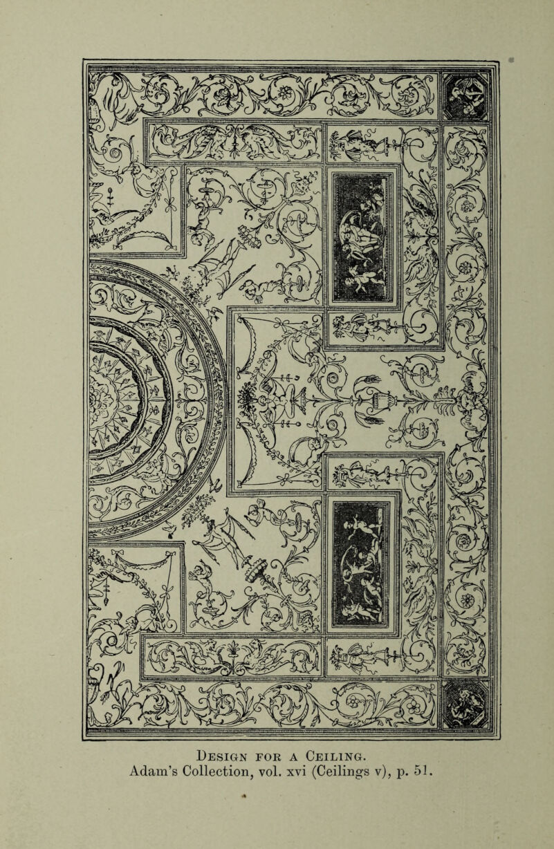 Design for a Ceiling. Adam’s Collection, vol. xvi (Ceilings v), p. 51.