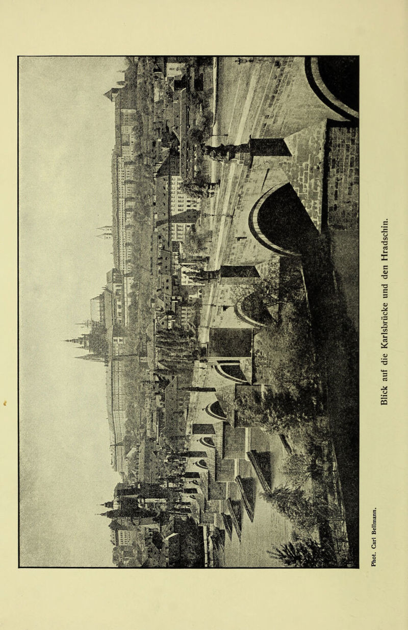 Blick auf die Karlsbrücke und den Hradschin.