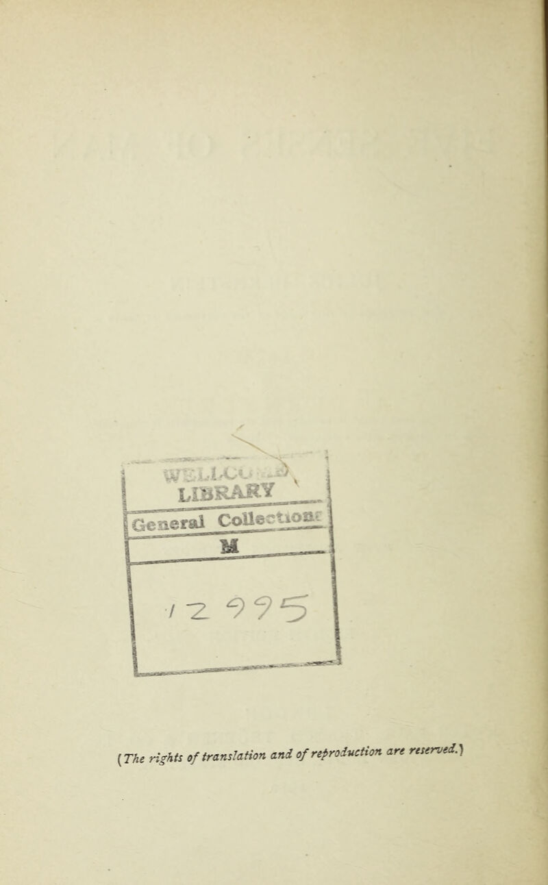 {The Hghts of translation and of reproduction are reserved.)