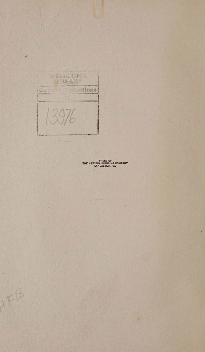 tase PRESSOF tt ‘THE NEW ERA PRINTING COMPANY : LANCASTER, PAL Paveea tay )