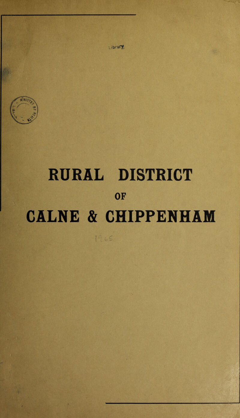 RURAL DISTRICT OF GALNE & CHIPPENHAM