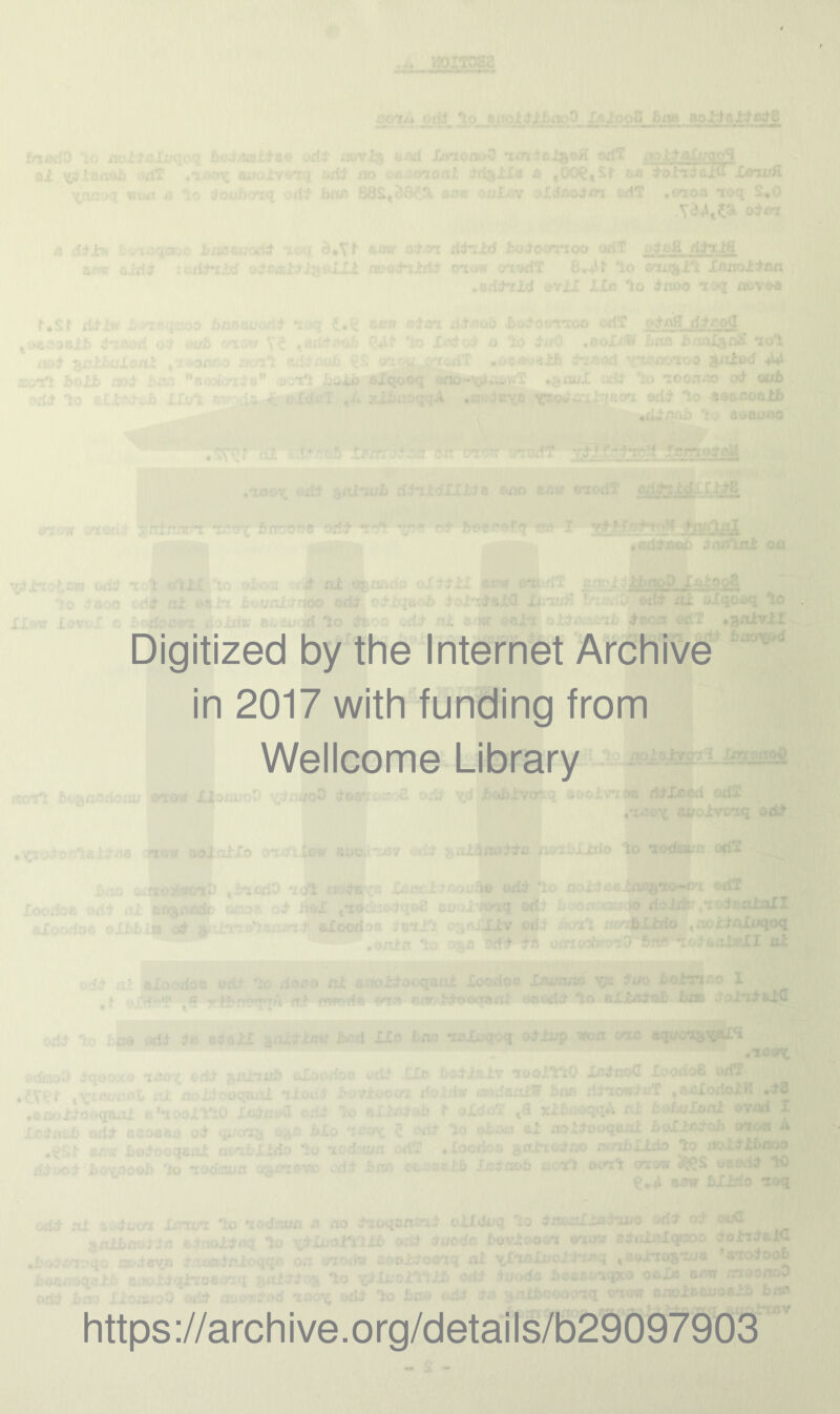 Digitized by the Internet Archive in 2017 with funding from Wellcome Library