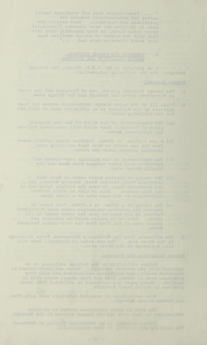 s^adltsis ioa aaofi nol^ebX'xojjX'S ... ** Bit ssoubofi ^leXXofi^ecftia Icitf aainao o^fi aXLuson Xaafl •eanablDol Jbna boobIbtbki ftoXeAliOiill fiaeiiaxxoa araxi oxiir na^blliio at naaa aaal evaxi ^Xlaiaaea ^adX aa td^id aoaXa na^taw oadX aaXiXyao XaXxiab lo aadouixx ^dX IXad xiaxlX •bad arad aaXinodXo bXjDov r'L, _ !. a .JABO^aiQ .jAeoq^^sig (ral^^TOaijoo ti 8 GMA ao •a daiioioa adX tXea«xX8 .W.I.O .iM oX Xula^ta^a ®b It- -txxolXaflnolnX solwoXXo) edi , lo^ihtafi * , • ' «■. W ladXo ddJ bxia baacXaaW Xa .axio ,aXxzaXg XaaoqaXb asavaa adT .X • ao^a asniti axW bxxs d^o*ioa BdJ byibb amobiBita^ Xa naacf aad asexioa Xxxaaavo^qal a^awee 'xoCan axl^ lo III e88X0^ .fi Odd,^S^a la Xaoo ba^anl^aa xia Xa xiSBtalU adX \d bsroiqqa ^ -:83f'sow gxiJtwoXXol adX *jo1 XaaoqaJJb wan axU lo bnlxlXedno lo r>al;tao^Xaxroa adT (a) easXqai xXa^aXqaoo I£Iw dotdw emaH liawdoelS &a XxiaXg f.  R|H1 .a:^«il4l X!aob*iaXX8<I adX aairea XXalXxio :)Lxx£irxX na^aaaXb .aoOOd oX .aaxOOS^I waa A. (tf) xxivX ^nXbiiXoxiX &ao£ xltaS oX e^*xow wan adX mo^l .*xayX*t ad.d lebnu axxodqxa baXoayxxl bxxa babaoX-naro 8aX^«<txa axix lo XxxsjnoaXqa^ »x£D (o) adX bna beofi dXaS xiaawiad lawaa Xuol avltoatab . ■r' a maorta SaaiiB VXe'^oJ s#' ibaoS dlaS'xiX 'xawaa ladBw aoaloue la ^aX^bX adT (b) i.o^a (Xaa^XS xXXaxoJ «baofi xxobXedS «baoifi bXaXl^e«I ^.lo Xiio «aXBW aoalnjoa adi adaX o^ «baofl abxiAXbooW bxxa idt ?axfi*i0l bXova oX oaXa aX aXxfl! .aaairaa Xx/ol axlX .eXab *zaXaX a $b sana ainaa adi dX aaxxad'tixiaXb oX 'X8W98 Xaol .auaOOS«X oX *10000^ a lo 8aX>cbX axlt (a) 89xiabXvo'x<l fiaaa fiawaa baBiaxteToa snXXaXxa adX aoaXqa^ ^ (d) aX lairaa 3Laii*xX axiX nXot oX eaaJ nX aoamT bxxa 39xiaaXuxs woXlaavo aTOxas? oX al aXdS^ •ayoda baaoXaaW babaoX-fxayo axiX noal woXl adX lo aaoa XsaTib - .#J«10W asdadaaXb 8d*ioW xxvob*xaXXa*I db babaXaaW adX ao^l eXxiauXlle adT XXlw eaaH XXamloaXG Xs adio# aaa adT .xiovA laylS axiX oX ' (5^:. .xxoyA-'xayXfl axiX oX a^iailoalb oaXa ■ •* -SfiJ 4.’ < - ■ '  “'V.'l™' » J'- ad oX aaoxxXXxsoo xibaoiofi mh.tii JioXXoaXIoo aaxilali aX aaula*! aba*zX bxia aaaoH .aA^bii^H^r^baiayoo OwX dXXa baXe^aqo ‘ •OTl abaa a*xa axxoi^oaXXaa. Xado^lN'^ba bxxa ,xXdaa« baX^alloo aX boq;^,.aiaxiw •aqoita daXl bim'bA^l «aalaa aa xioi^a «8aaiaadq abaoX baXoalloo al bdaocTb^ao bxxa naqaq aXeaW .balbaad .dXooboi^ *xaqa^ aoidSA %<£ aaeXaavql] abaa ^aw aXaXrsa badttawm lo aixoXXaaXXoo aa'xl ' .xiloorraA aiiX oX aaaooil XIa jTvV.^ aXooaf-an oX vaXva*x .axiooxtXXxioa oabxis aX data* axil ^ ii8</onofi adX* xxX baXoaHa aeaaoxi waa adX dXX« Xaab OX aaaXXoaXXao  • baaaXaaW Xa B^-^G^^t baXXodXxiao ^d aX ^.aaoqa^A e^ala® • xXJTaaXaadoaa aadb al g>Xil;*vcia bo:s 8^ ts-