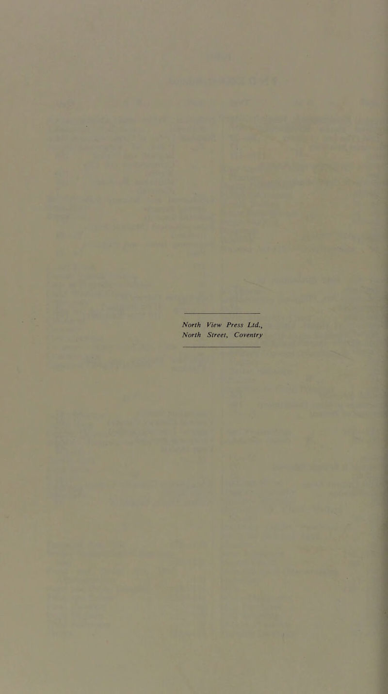 North View Press Ltd., North Street, Coventry