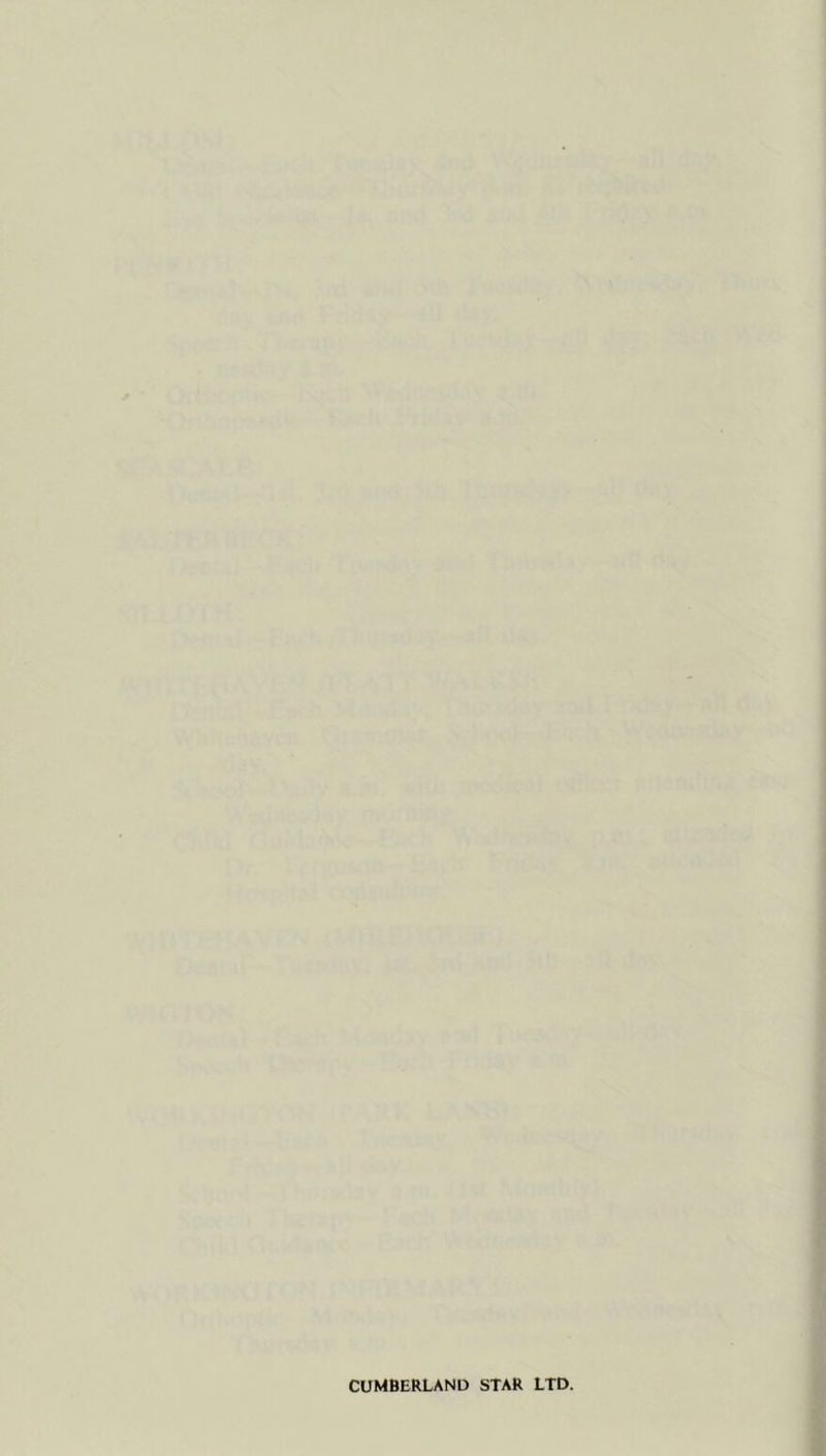 CUMBERLAND STAR LTD.