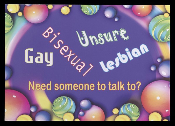 Gay, bisexual, unsure, lesbian : need someone to talk to? / Metro Centre.