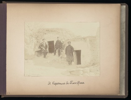 The Plague Expedition to Anzob in Russian Turkestan. Photograph album by A.M. Levin, 1899.