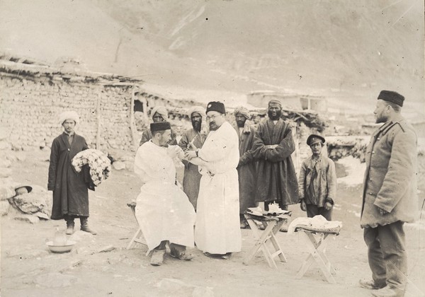 The Plague Expedition to Anzob in Russian Turkestan. Photograph album by A.M. Levin, 1899.