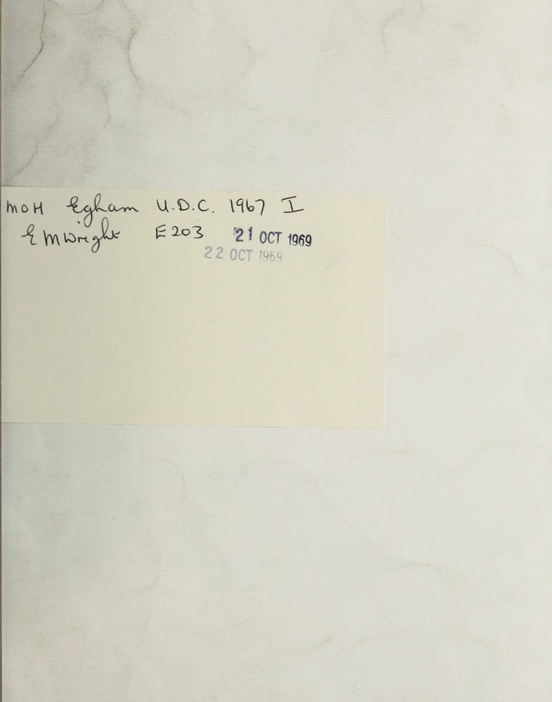 u-o.c. \%~) X ^ 2c l '2 I OCT W69