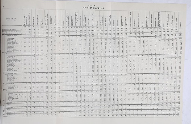 9? CAUSES OF DEATH, 1949. 23 j 94 j| 1,299