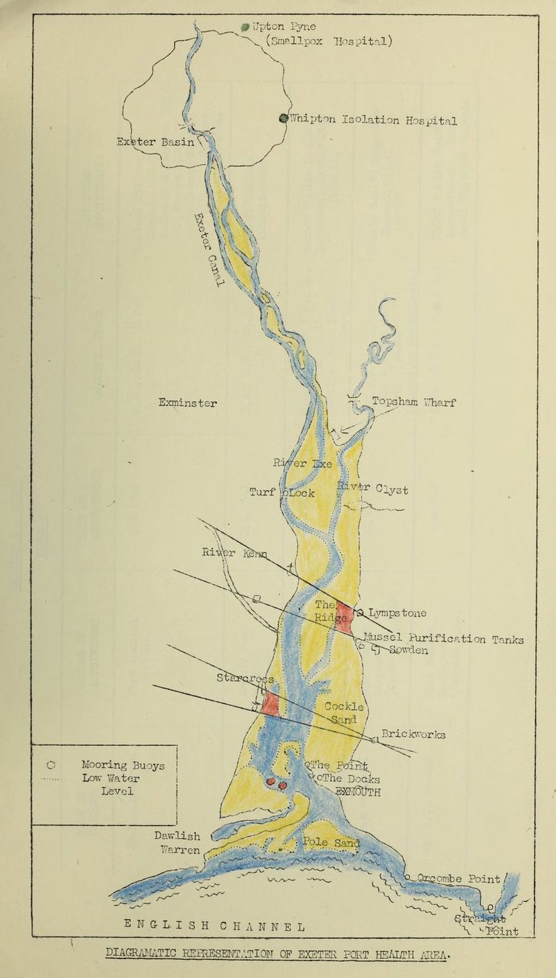 Lympstone i^The ^^^oThe Doaics ^ Upton Bme (Sm?.llpox Hospital) \, iTniptori Isolation Hospital Exminster '> '-rU\ \ vVp I % l/ti^ ■^/ \. // :: I R-V/er Exe '■ '■•>// .^.^1 o pG ham ITiarf ' ;4' ' / Turf i/j'Lock Glyst l:, Mooring Buoys ! Loxv V/ater Level b-T <^\ Cocicle j~JHussel Purification Tanks 'vb Briciworks Da\’irlish ,. /. •.. „ ' ■■v vr -/alT .'•■■.;•■ •■ ; iole Sanc^ warren - , S Point / \ ^Point DlAGRaUi^TIC REHIESEI^JTATION OF EXSTEI^ FORT HS/uLTH /HEA-
