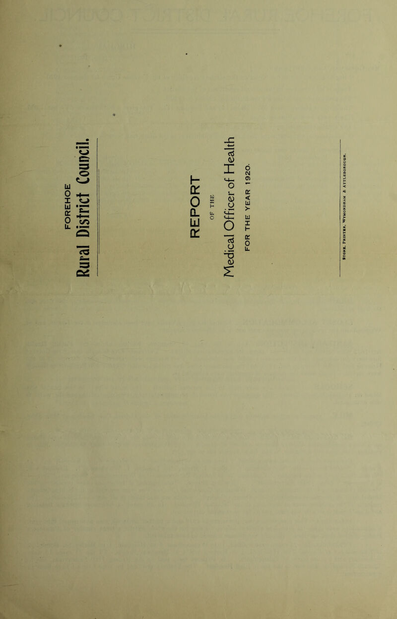 Rural District Council. i— a: 0 a. UJ a: Si h O CtJ (\> I M-i O O u o cvi 05 (T < liJ >- UJ I I- ir 0 u. Stone. Printer. 'Vymohdham & Attleborouom.