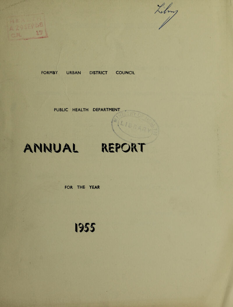 PUBLIC HEALTH DEPARTMENT . % 'c- ANNUAL REPORT FOR THE YEAR