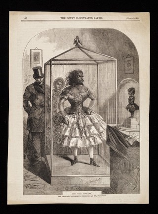 Miss Julia Pastrana, the embalmed nondescript : exhibiting at 191, Piccadilly.