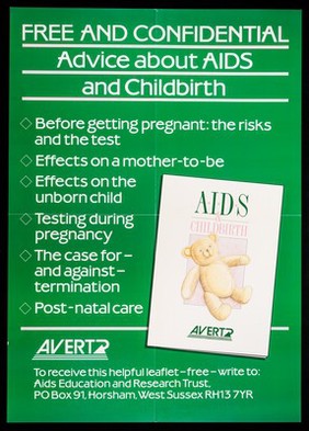 Free and confidential advice about AIDS and childbirth / AVERT.