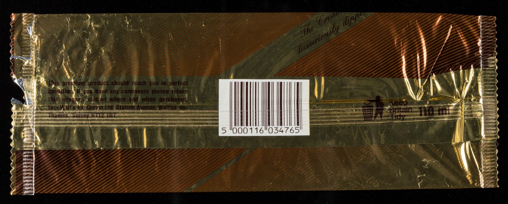 Magnum : the creamiest dairy vanilla ice cream luxuriously dipped in real Belgian chocolate / Wall's Ice Cream Ltd.