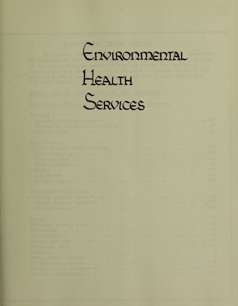 GnvtRonmenraL HEALTH