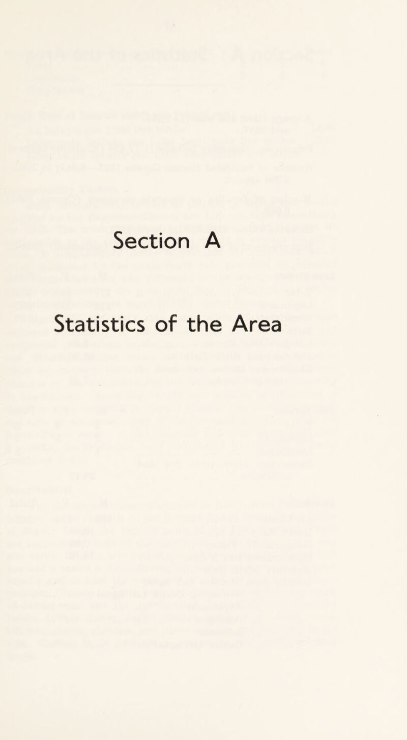 Statistics of the Area