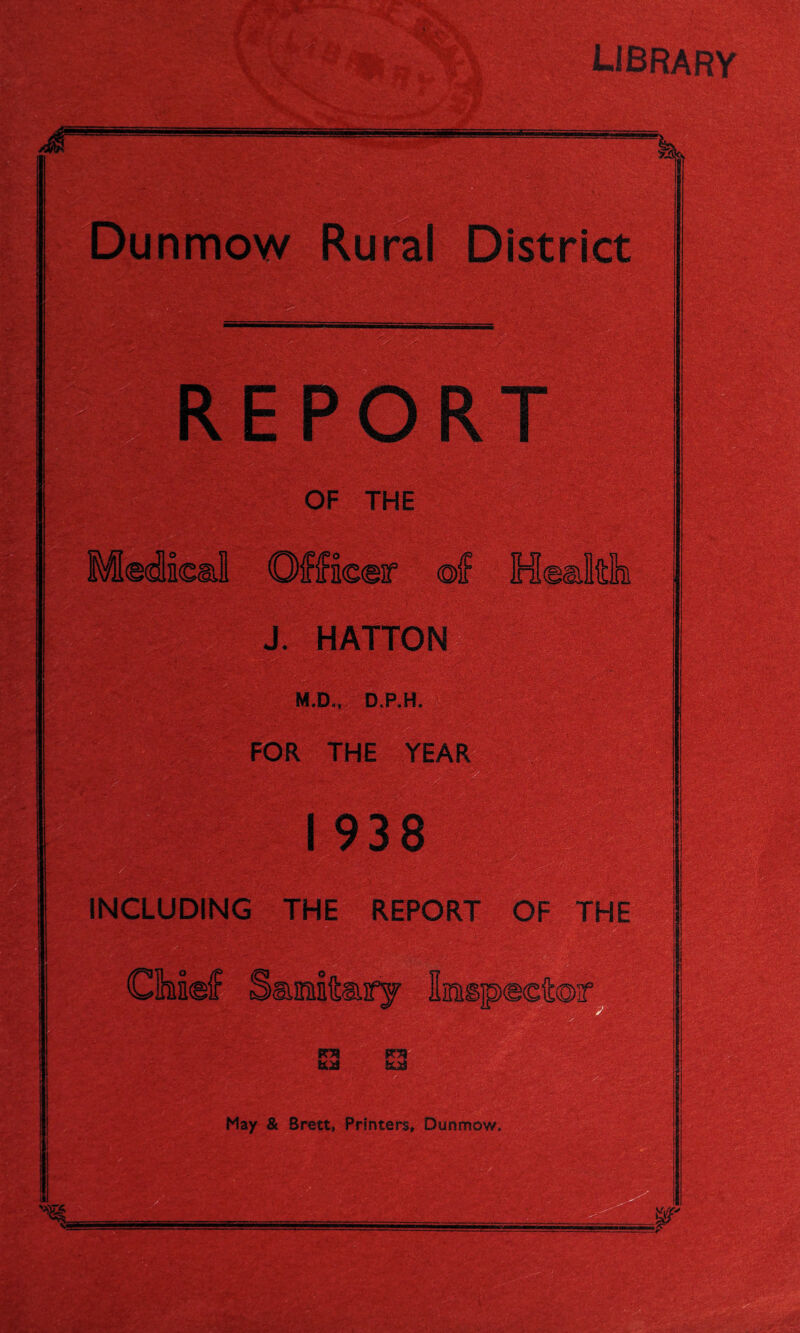 o J. HATTON it INCLUDING THE REPORT OF THE