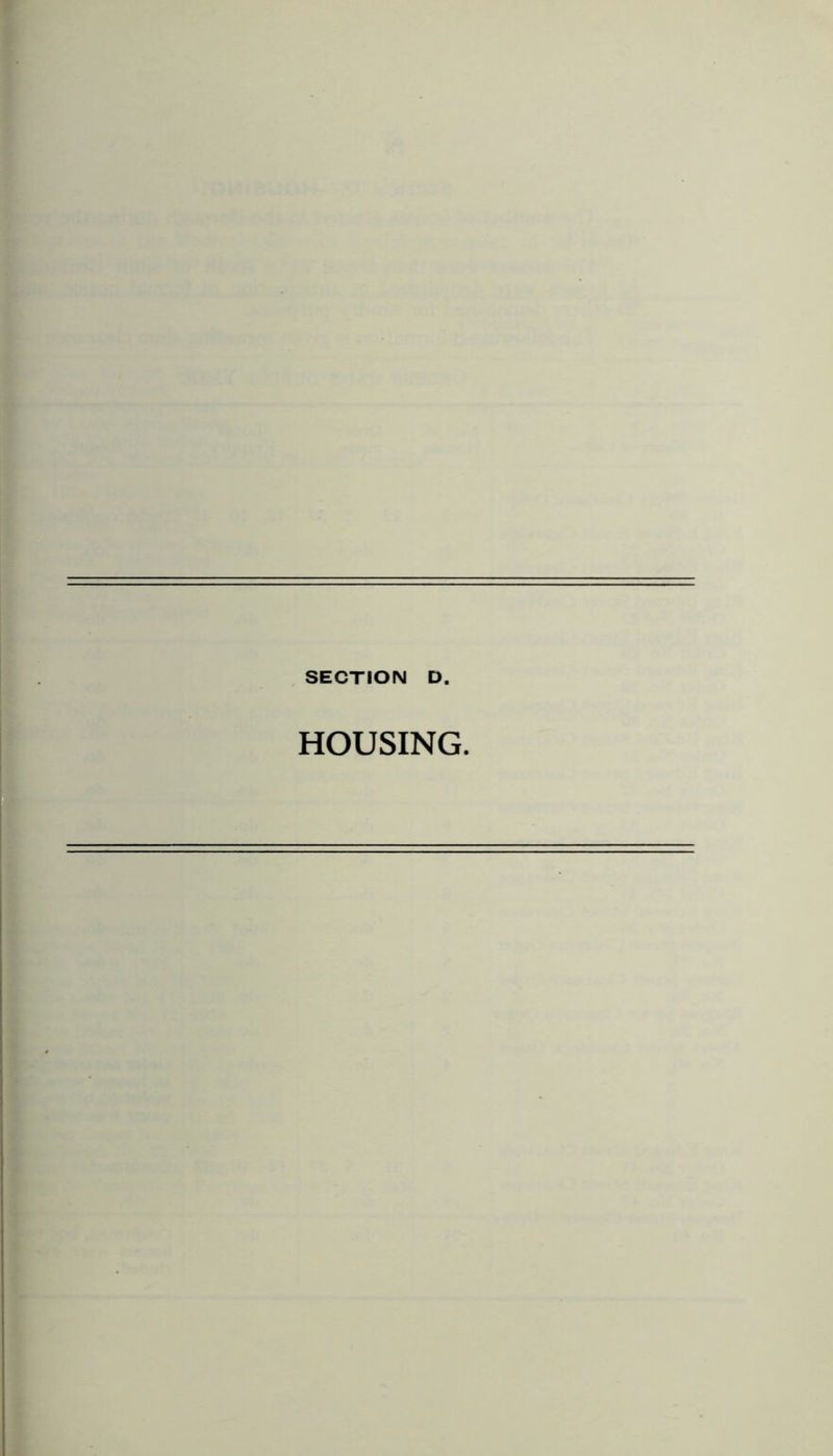 HOUSING.