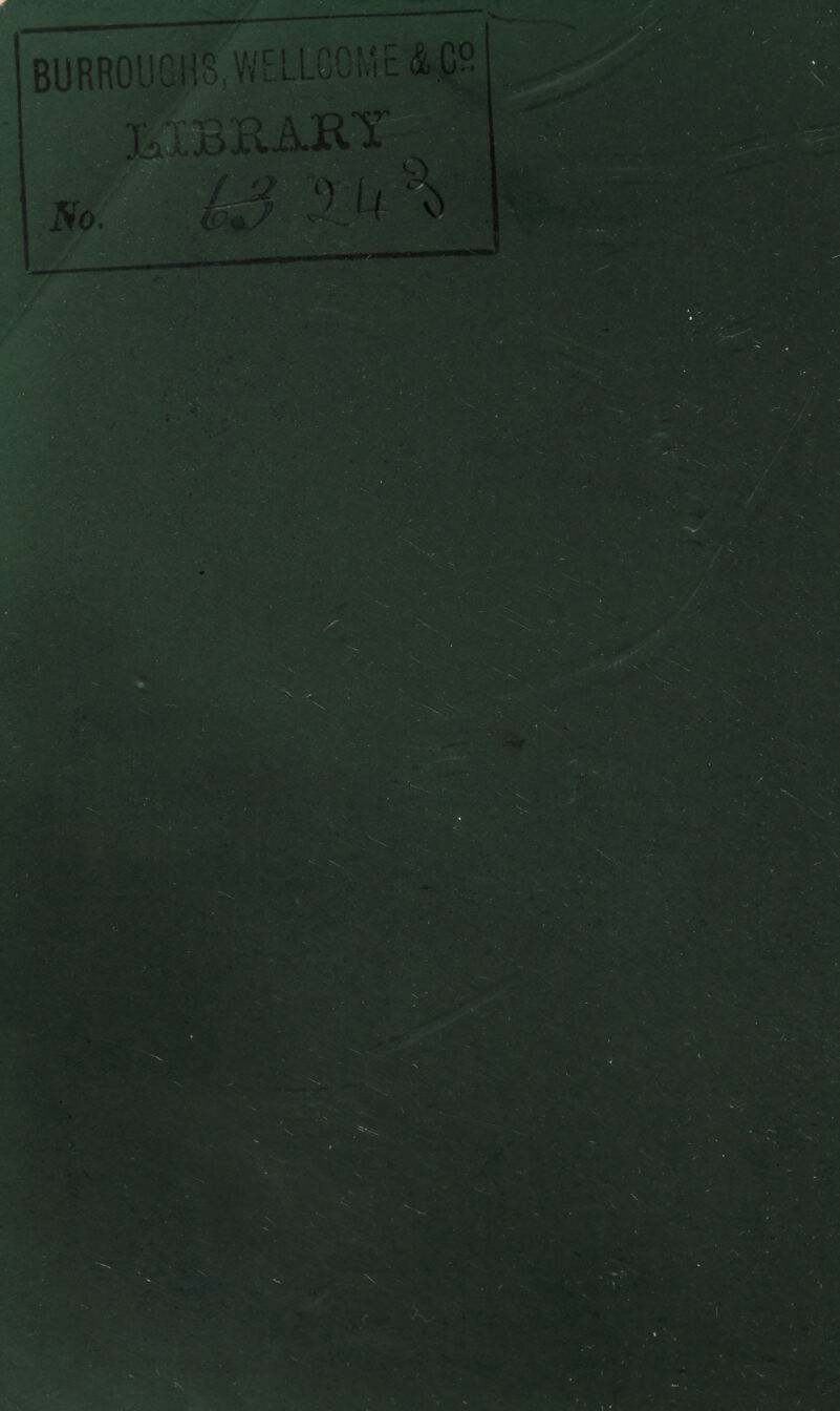 BURROUGHS, WELLCQW llJ