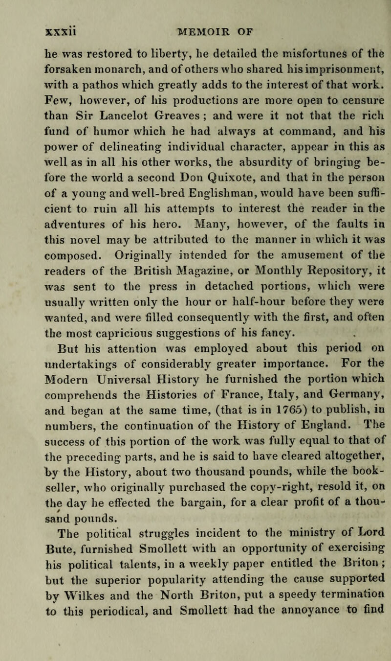 iappy, and did Mr. C-and Quin all the justice in ny power: but, alas ! I was no more than a tyro among i troop of veterans, who had compassion on my youth, ind conveyed me home in the morning, by what means I enow not. Quin was mistaken, however, as to the head- iche; the claret was too good to treat me so roughly. While Mr. Bramble holds conferences with the graver iterati of the place, and our females are entertained at visits by the Scotch ladies, who are the best and kindest creatures on earth, I pass my time among the bucks of Edinburgh, who, with a great share of spirit and viva- ;ity, have a certain shrewdness and self-command that is not often found among their neighbours in the heyday of youth and exultation. Not a hint escapes a Scotchman that can be interpreted into offence by any individual of the company ; and national reflections are never heard. In this particular, I must own, we are both unjust and ungrateful to the Scotch ; for, as far as I am able to judge, they have a real esteem for the natives of South Britain; and never mention our country but with ex¬ pressions of regard. Nevertheless, they are far from be¬ ing servile imitators of our modes and fashionable vices. All their customs and regulations of public and private economy, of business and diversion, are in their own style. This remarkably predominates in their looks, their dress, and manner, their music, and even their cookery. Our squire declares, that he knows not an¬ other people on earth so strongly marked with a national character. Now we are on the article of cookery, I must own, some of their dishes are savory, and even deli¬ cate ; but I am not yet Scotchman enough to relish their singed sheep’s head and haggis, which were provided at our request one day at Mr. Mitchelson’s, where we dined. The first put me in mind of the history of Congo, in which I read of negroes’ heads sold publicly in the markets; the last, being a mess of minced lights, livers, suet, oatmeal, onions, and pepper, enclosed in a sheep’s stomach, had a very sudden effect on mine, and the deli¬ cate Mrs. Tabby changed color; when the cause of our disgust was instantaneously removed at the nod of our