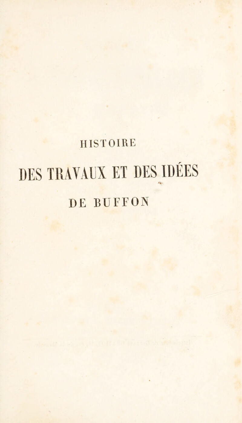 DES TRAVAUX ET DES IDÉES % DE BUFFGN