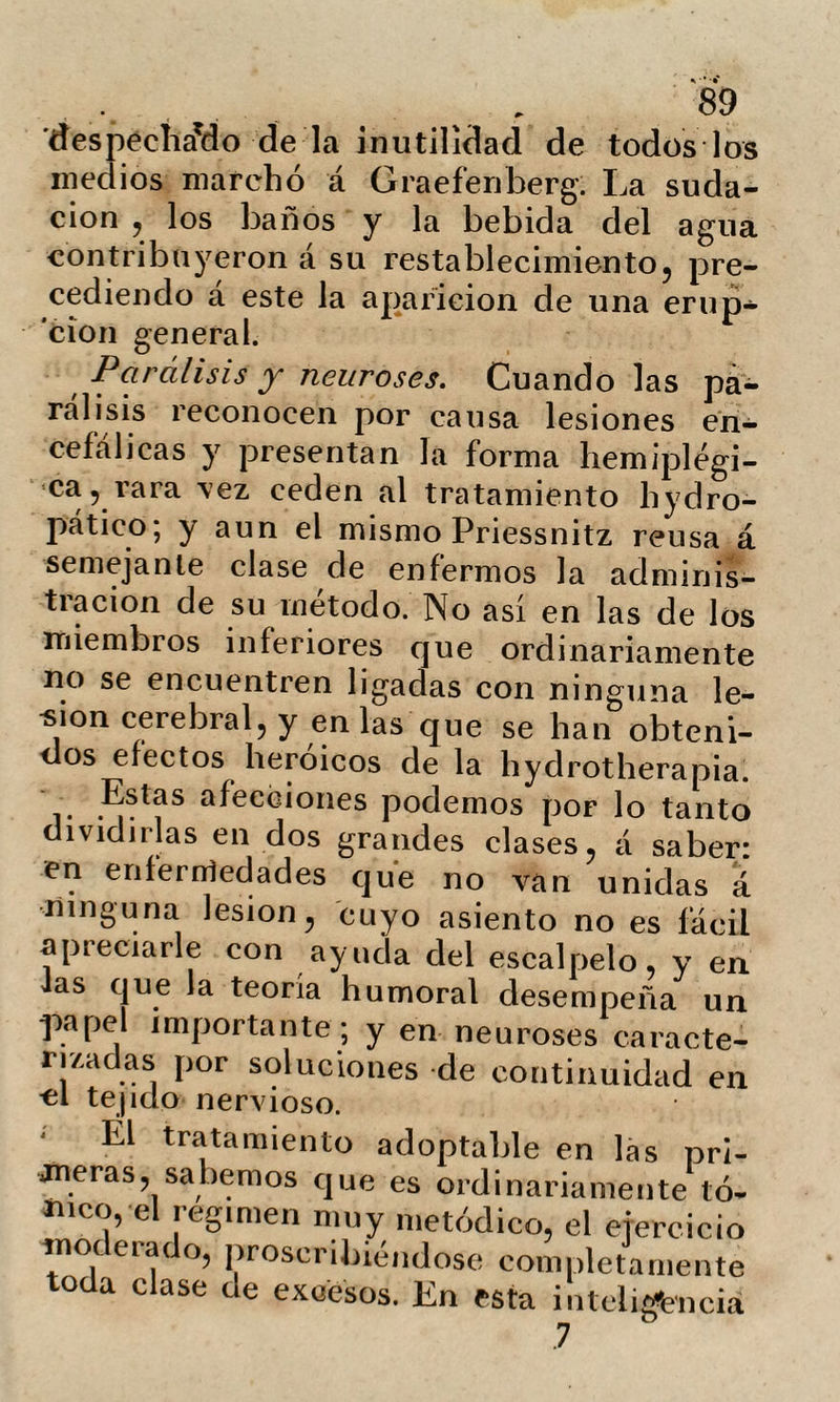 MANUAL PI 6 SEA RECOPILACION DE LAS IDEAS MAS INTERESANTES 4 SOBRE EL MÉTODO HYDROPATICO, ESTRACTADA DE LOS TRABAJOS DE PrIESSNITZ, , HONSEBROUCK, Baldou y Constantino James. • *• POR M. DE R. MADRID. Imprenta de la Compañía de Impresores y Librero». 1846.