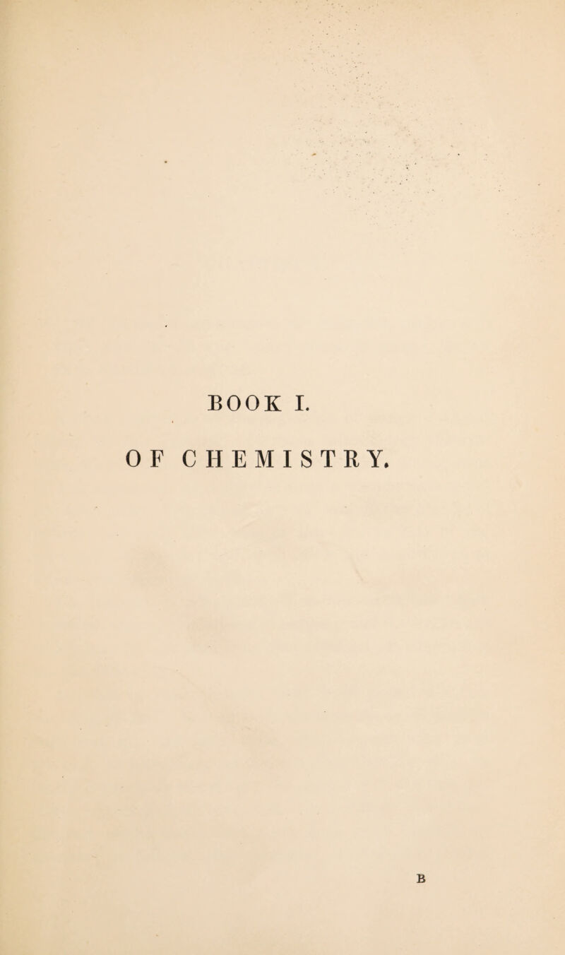 OF CHEMISTRY. B