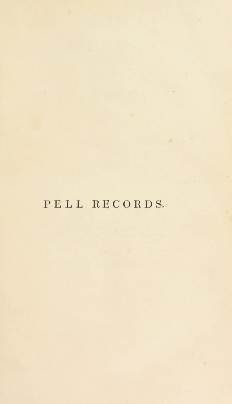 PELL RECORDS.