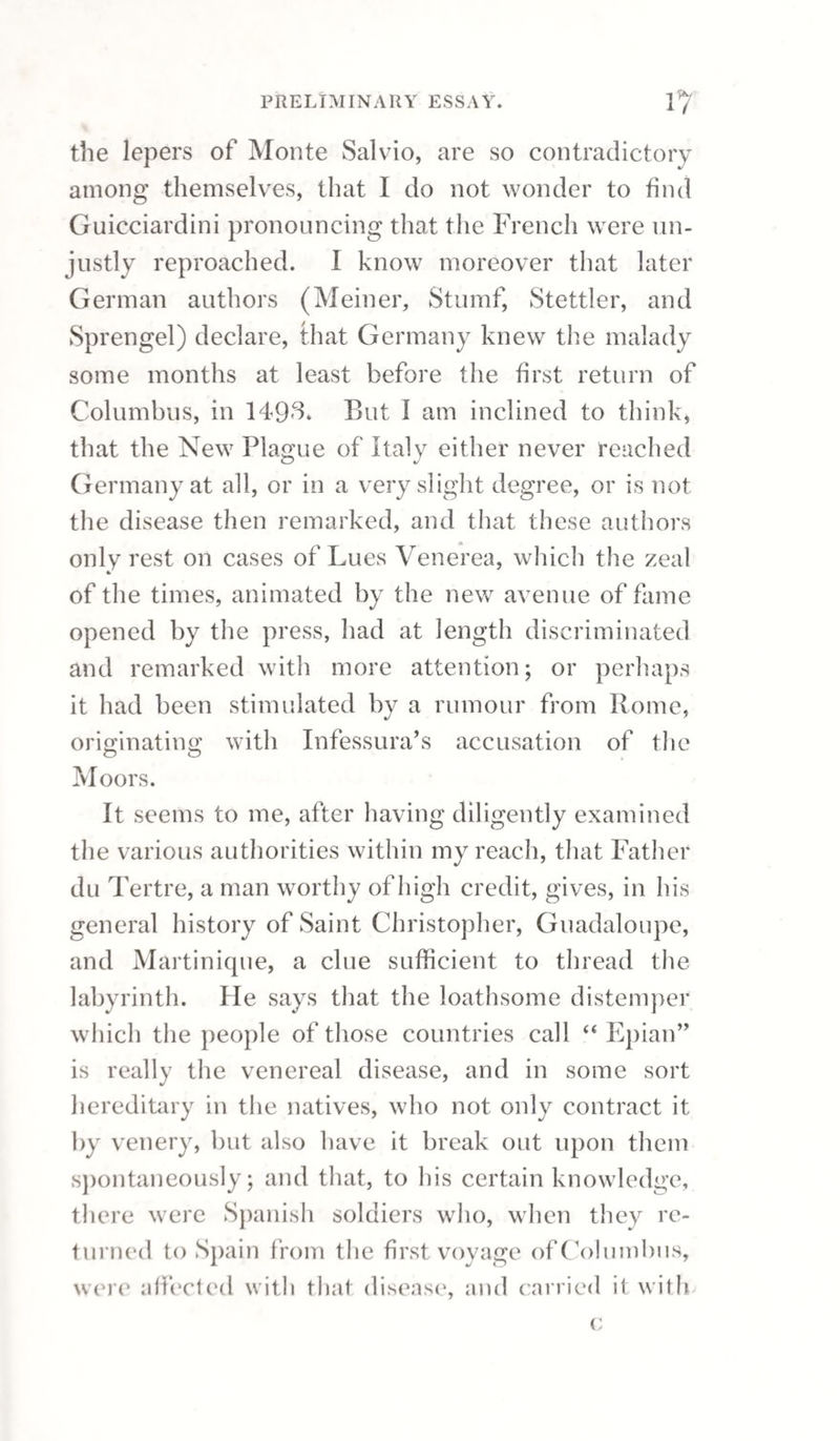 gatory treatment by cinnabar was employed in six and a fourth per cent.: the relapses were as twenty- two to the hundred. A line of practice very similar to that employed in the British military hospitals is adopted by M. Fricke in the venereal cases admitted into the hos¬ pital at Hamburgh. Every patient is bled to the amount of from six to twelve ounces, and the ope¬ ration is repeated if necessary. About half a dram of sulphate of magnesia is then given every three hours, and continued until repeated evacuations are produced. If the bowels afterwards become constipated, or the ulcers heal slowly, the use of the same remedy is renewed. As an external ap¬ plication to the chancres, Goulard water, or two grains of sulphate of zinc, in six ounces of distilled water, is employed. When the size of the sore is much diminished, and it is no longer painful, lime- water is used. If either of these lotions cause pain or inflammation, it is to be still farther diluted. Buboes are first treated by compression, and, if resolution cannot be promoted, they are opened with a bistoury, and afterwards dressed with dry lint. Condylomatous tumours are removed by the knife, or cauterized, and the wound dressed with the same lotion as for the chancres. The patients are kept upon very low diet, consisting of vegetables, bread, and “ soupe a beau,” twice a-day. If at the end of a few days the symptoms are not alleviated, a few doses of mercury, in small quantities, are given, and are found sufficient to effect a cure. The results obtained by this mode of practice