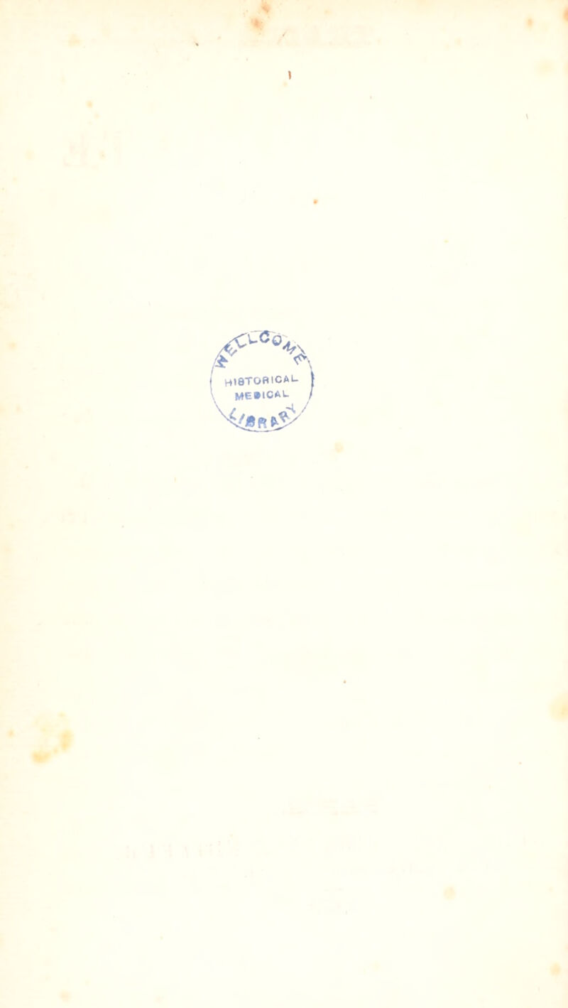 % 1 /f vCq r I HI8TOBICA1- | \ ME»ICAL / «S. /