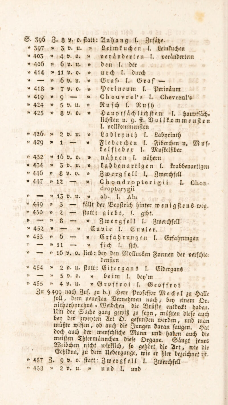 * 397 * 3 &• u. » ßeimfuchen l. ßeinfudjen * 405 * 4 0. » fceranberteu U fceranbertem * 40Ö » 6 #. u. » ben U ber w 414 * 11 b. 0. » u r d) I. buvch — >» 6 ü. u. » föraf* T. Ötaf — *418 » 7 ». 0. 1* Perineum I. sPerinium * 419 * 9 * Cheuvrel’ s l. Chevrcul’t * 424 * 5 ö. u. >* 9t u f cf) l. 9v ii f 0 « 425 » 8 0. » 2g>aupffdc^Iid;flcn I. £am)fjadji Iid)|2eu u. 9. fl. $ö 0 ll f 0 m m e n\i e n I. rollfcmnienfien * 426s * 2 ö. 11. » ßabirpnfh I. ßabprinfh w 429 * 1 — * 5icbercf)en [. $iber*en u, 902 uf; felfieber I. 902uffelfiber * 432 »» 16 tt. 0. * narren l. naf;eni * 454 » 5 u* u- * Eabbenarfigen I. frabbenartigen »446 » ß ». p. » 3«? erg feil I. 3n>erc$feH » 447 «12 — » Chcpndroplerigii (. Clion- dropterygii * — » 13 tJ. u. >» ab- l. Ab* 449 «3 — fallt ber 33epflrid) f;infer roenigftenS mcg. >' 450 «2 — ftaft: gicbt, \. gibt, i» » g — » 3roergfelI l. 3n)erc^>feCI * 452 » — ■» Eurie I. Eu&ier. « 453 » 6 — » Erfahrungen I. Erfahrungen » — * 11 — » ftcf? r. fid?. v — » i(j 0, Ite6.* ben ben 9D2cliu&Een gönnen ber $erfcf)ie: benften 454 * 2 u. flatt: EttcrganS l. EiberganS » — » 5 t>. 0. » beim I. bep’m « 455 » 4 ». u. » Öroffroi l. QJeoffrot 3« §499 ™ch 3uf. SU b.) £err i>rofeffor 5»? e cf e I $u £aDe foQ, bem neuejten Vernehmen nach / bep einem Or- nithorhpnchuä s ©eibdjen bie Prüfte enfbecff höben. Ilm ber Sache gan$ gemifj $u fepn, mußten biefe auch bep ber zroepten 2lrt O. gefunben merben, unb man mußte miffen, ob auch bie 3ungen baran faugen. £at hoch auch ber menfchliche 9D2ann unb höben au* bie meinen 2!hiermönnchen biefe Organe, ©äugt jenes SBeibjhen nicht ndrflich, fo gel;crt bie 2trt , n>ie bie Gchibna, $u bem liebergange, toie er hier bezeichnet ijl. * 457 3* 9 »• flatt: 3n?ergfeU I. 3n?erchfe0 « 453 » 2 V, u. « nnb l. unb