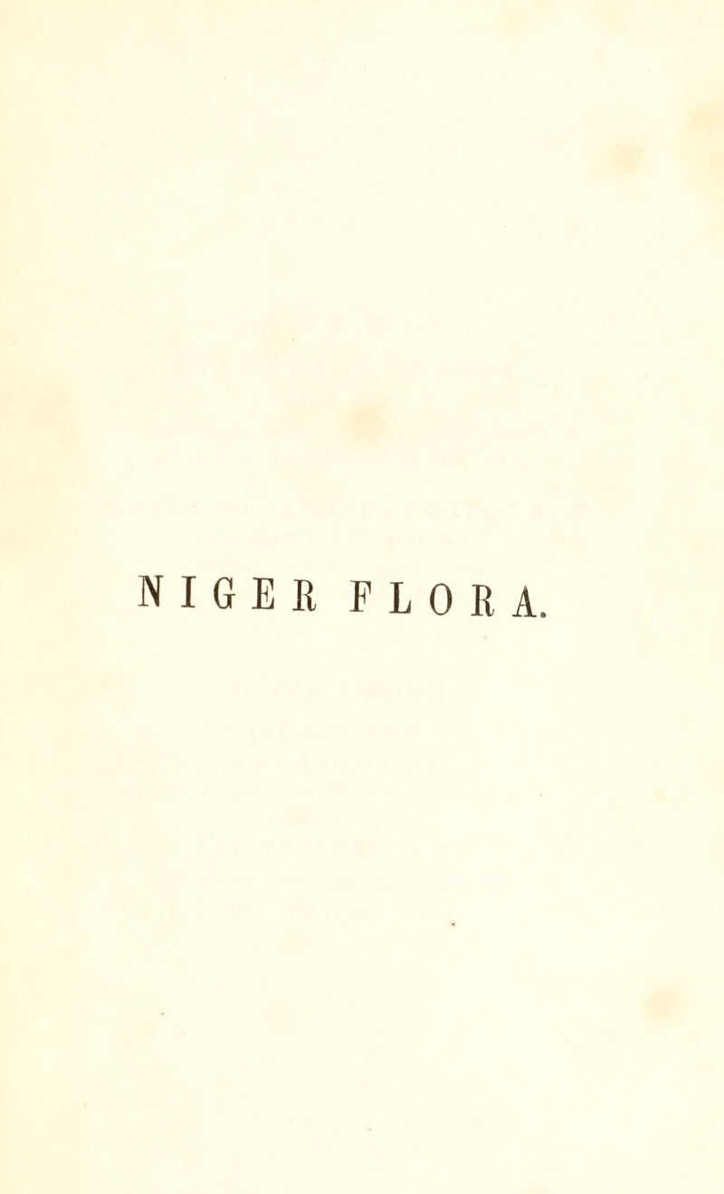 NIGER FLORA.