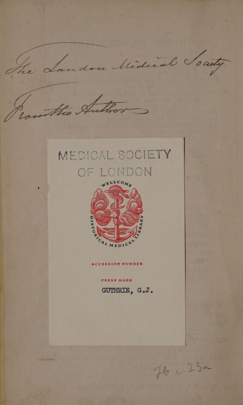 £ ACCESSION NUMBER PRESS MARK GUTHRIE, G.J.
