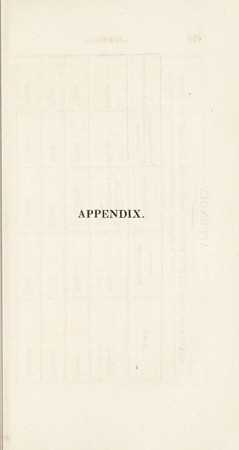APPENDIX l