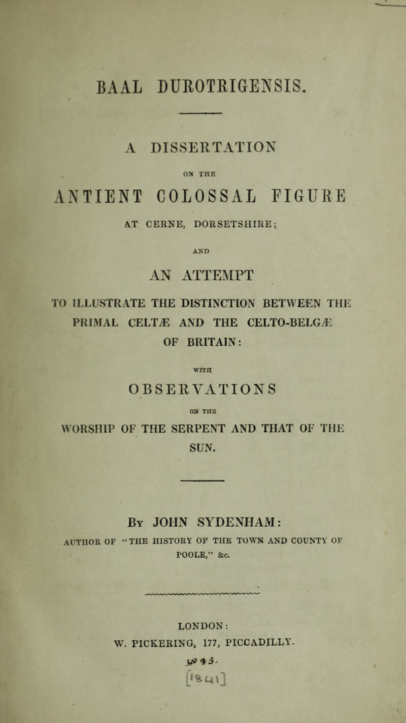 to Peru (truly says Mr. Deane1) is one of the most remarkable phenomena in mythological history, and to be accounted for only on the suppo¬ sition, that a corrupted tradition of the serpent in Paradise had been handed down from genera¬ tion to generation. That an object of abhorrence should have been exalted into an object of veneration is easily accounted for by the disposition of the mind of man to regard with deprecating awe a power of evil, and to endeavour by propitiatory offerings to avert his displeasure and its tremendous con¬ sequences : for fear engenders superstition much more readily than love does piety; and the effect has unhappily been that the instruments of evil have been worshipped as much as or more than the author of good. Hence it is that demons have, in all ages, had so large a share of religious rites. It would extend the present inquiry to too great a length to enter here into any detail of the indicia which are afforded by monuments and records that have come down to our day of the universality of ophiolatry, and which have been so minutely described in the pages of Bryant, Holden, Faber, Deane, and others; and it may suffice to say that remains of its prevalence still exist in the north and in the south,—that, from India even to Mexico, no nation is free from its traces. In the great oriental fountains of man¬ kind, the prolific sources of mythological fancies, in Hindostan, on the shores of the Caspian, in 1 Deane on the Worship of the Serpent, 32.