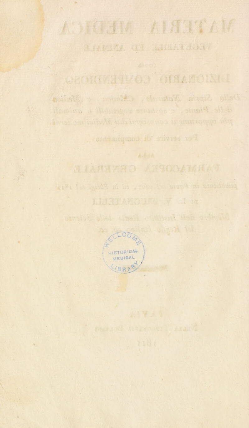 -■:\ì ■ * '* ' ' I HlGTOB'CAU | 1 MEDICAI. /