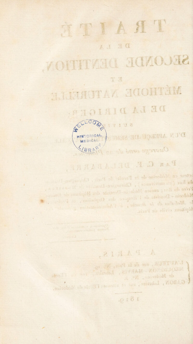 s. î *- ' • ' F n ( HI8T0R10AI- ;1 \ MEDICAL w ' H * r