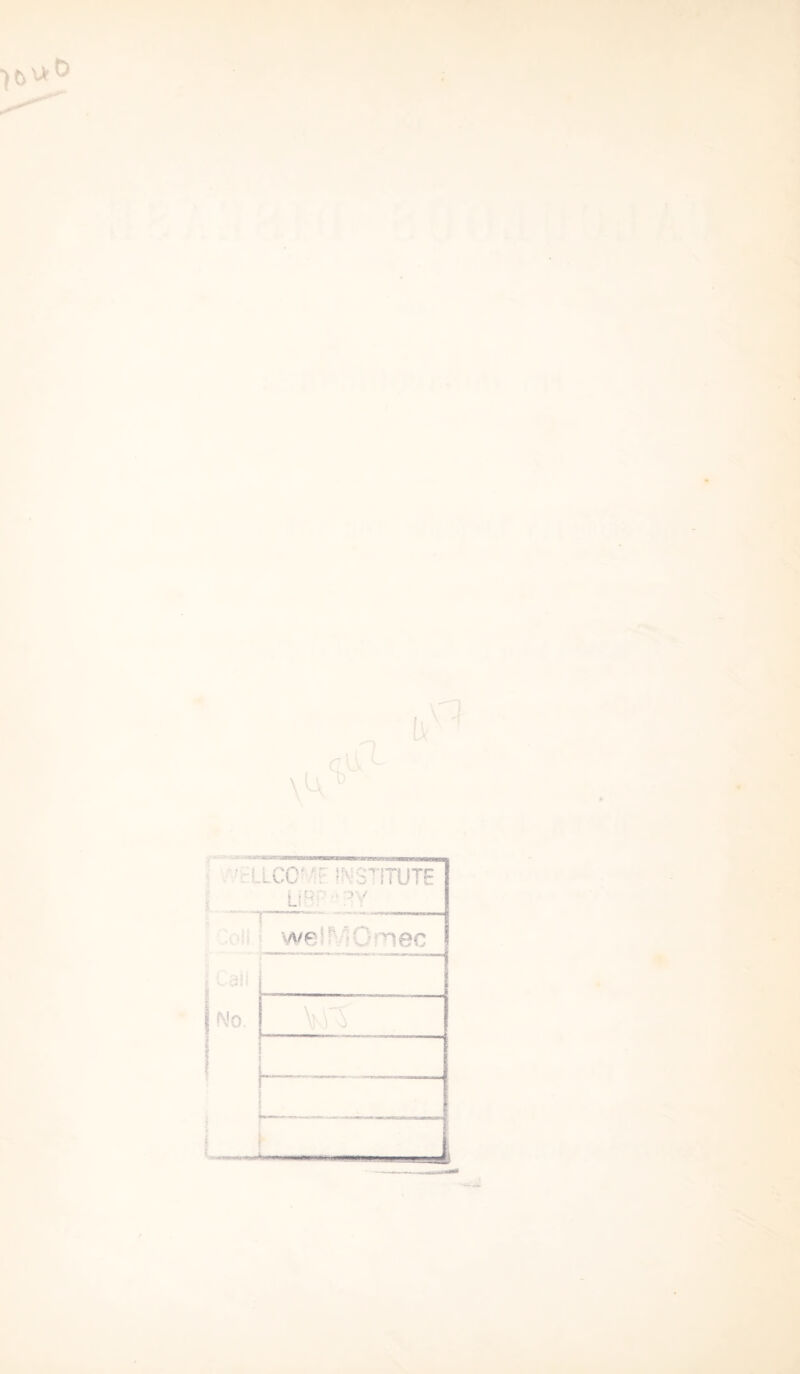 • LLCCM'F INSTITUTE Li R '’v we!f nee ! No.