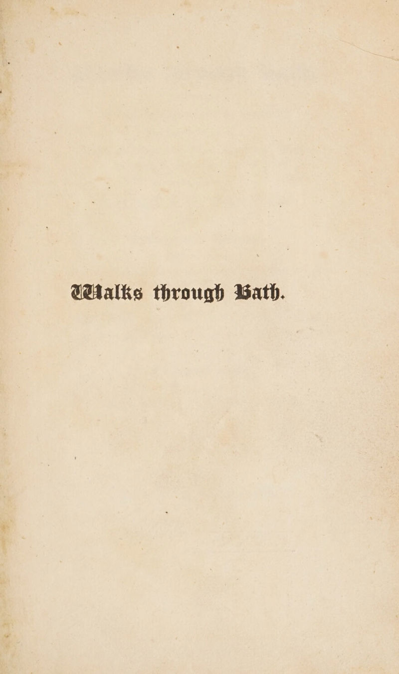 GAalks through Wath.