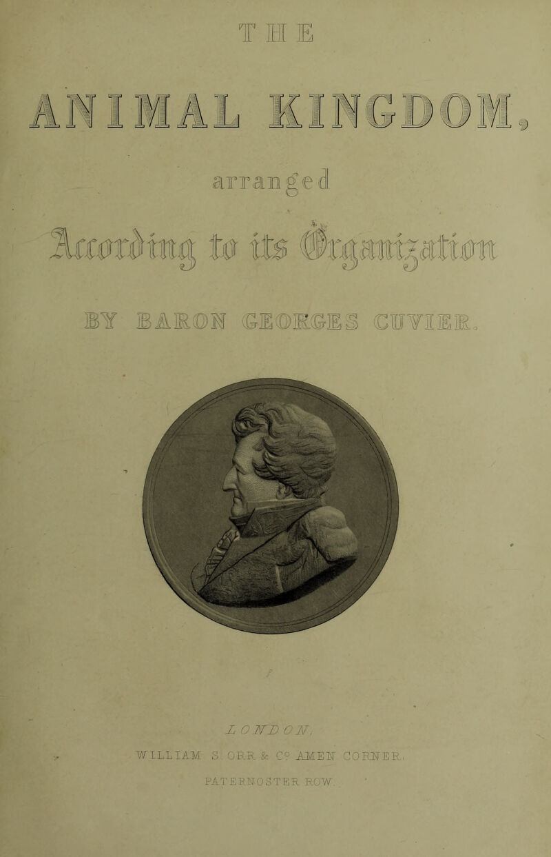 T Et E arranged (cS L OND ON, WILLIAM S. ORR & C? AMEI CORNER, PATERNOSTER ROW.