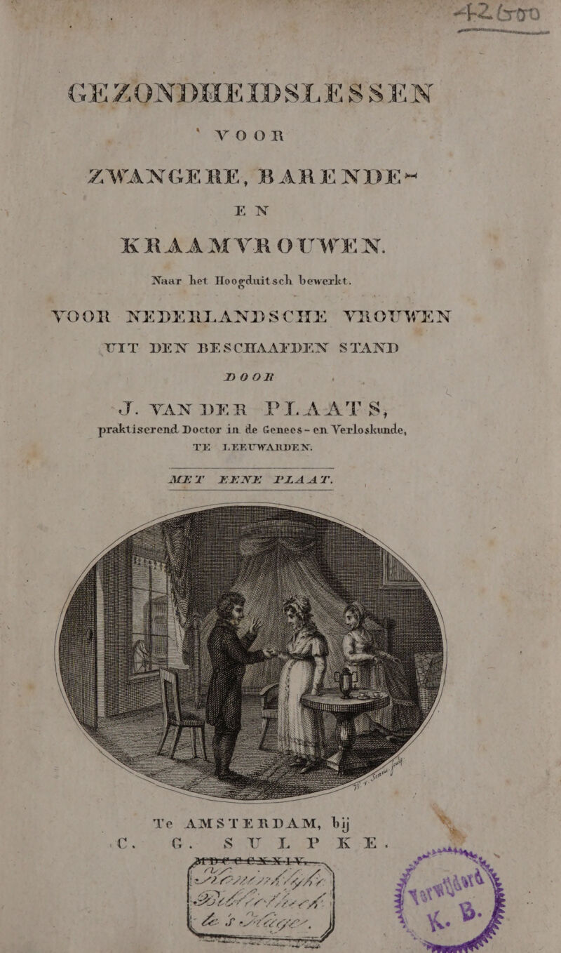 ERBE Dn SE ZONDEEIDSLESSEN ‘ VOOR ZWANGERE, BARENDE* EN KRAAMVROUWEN. Naar het Hoogduitsch bewerkt. VOOR NEDERLANDSCHE VROUWEN UIT DEN BESCHAAFDEN STAND DOOR J. VAN DER PLAATS, praktiserend Doctor in de Genees- en Verloskunde, TE LEEUWARDEN. f Te AMSTERDAM, bij U. G. re Pe Kh er ! Sorg KN DL PARE A